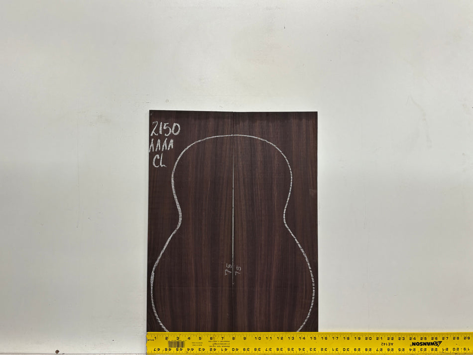 East Indian Rosewood Classical AAAA Grade Guitar Back & Side Set #2150 - Exotic Wood Zone