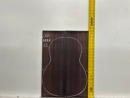 East Indian Rosewood Classical AAAA Grade Guitar Back & Side Set #2151 - Exotic Wood Zone