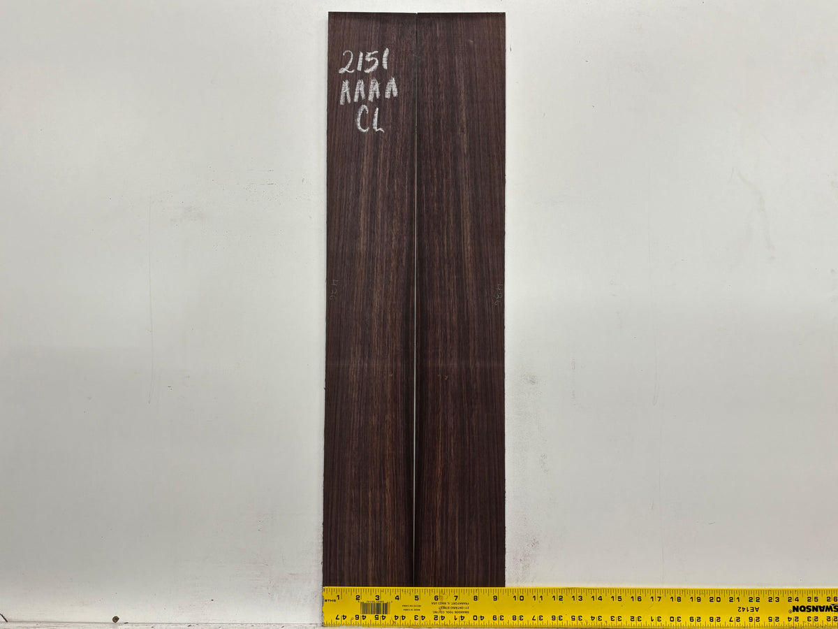 East Indian Rosewood Classical AAAA Grade Guitar Back & Side Set #2151 - Exotic Wood Zone