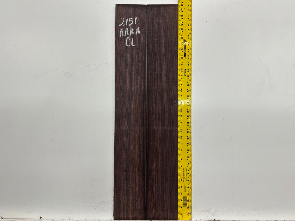 East Indian Rosewood Classical AAAA Grade Guitar Back & Side Set #2151 - Exotic Wood Zone