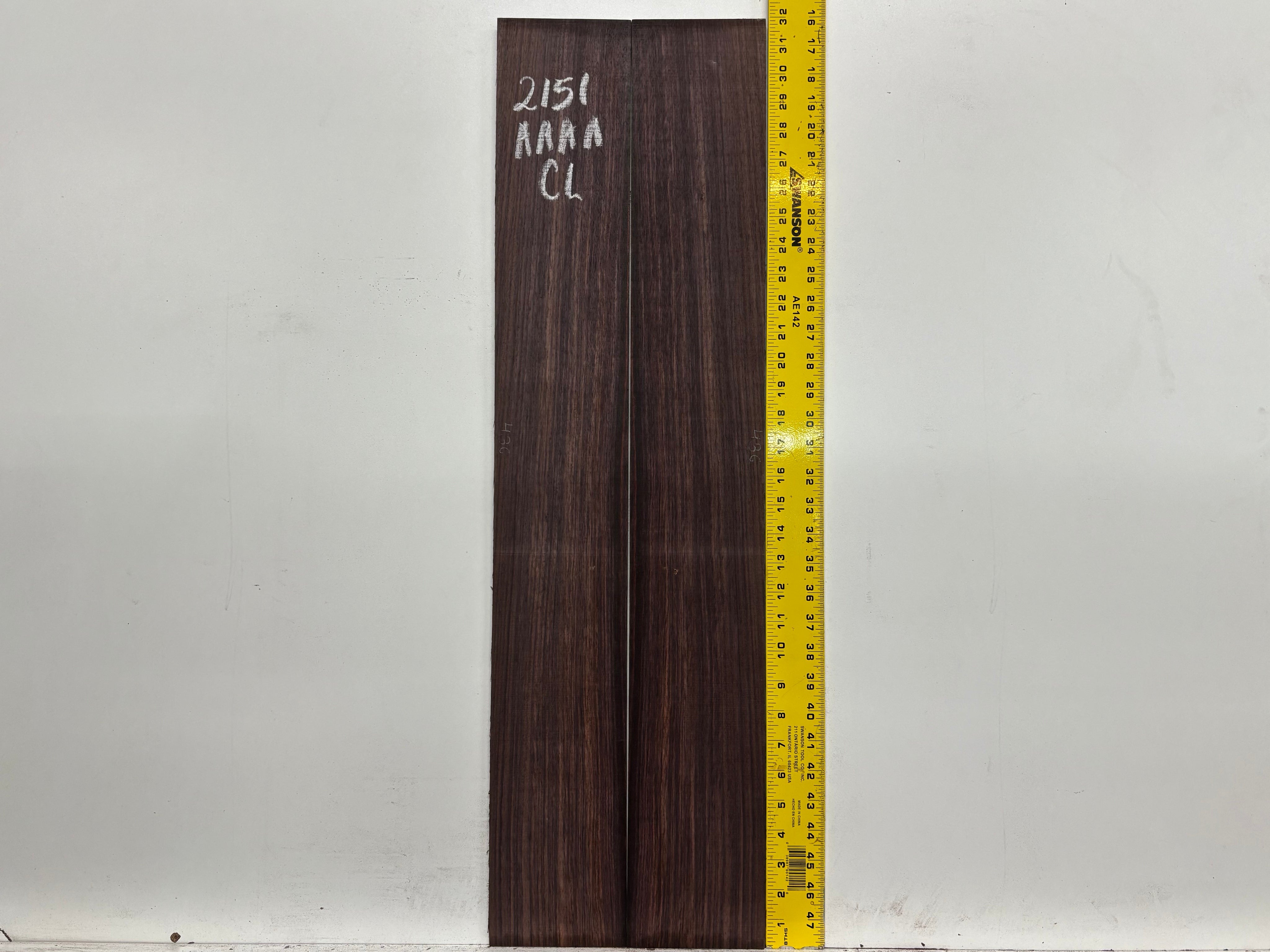 East Indian Rosewood Classical AAAA Grade Guitar Back & Side Set #2151 - Exotic Wood Zone