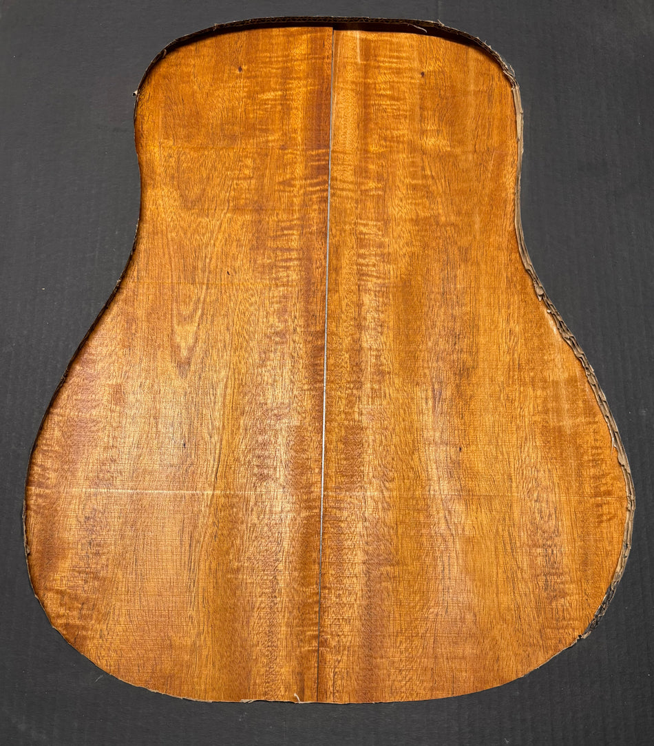 Flame Genuine Mahogany Dreadnought Guitar Back & Side Set #4046