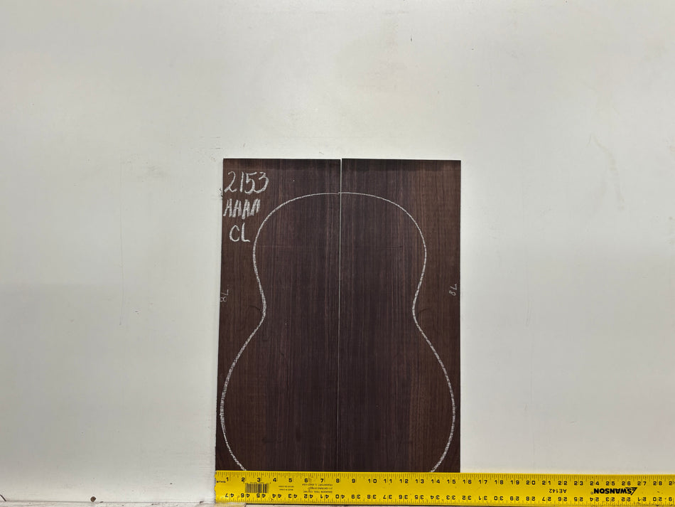 East Indian Rosewood Classical AAAA Grade Guitar Back & Side Set #2153 - Exotic Wood Zone