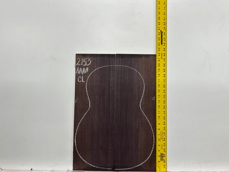 East Indian Rosewood Classical AAAA Grade Guitar Back & Side Set #2153 - Exotic Wood Zone