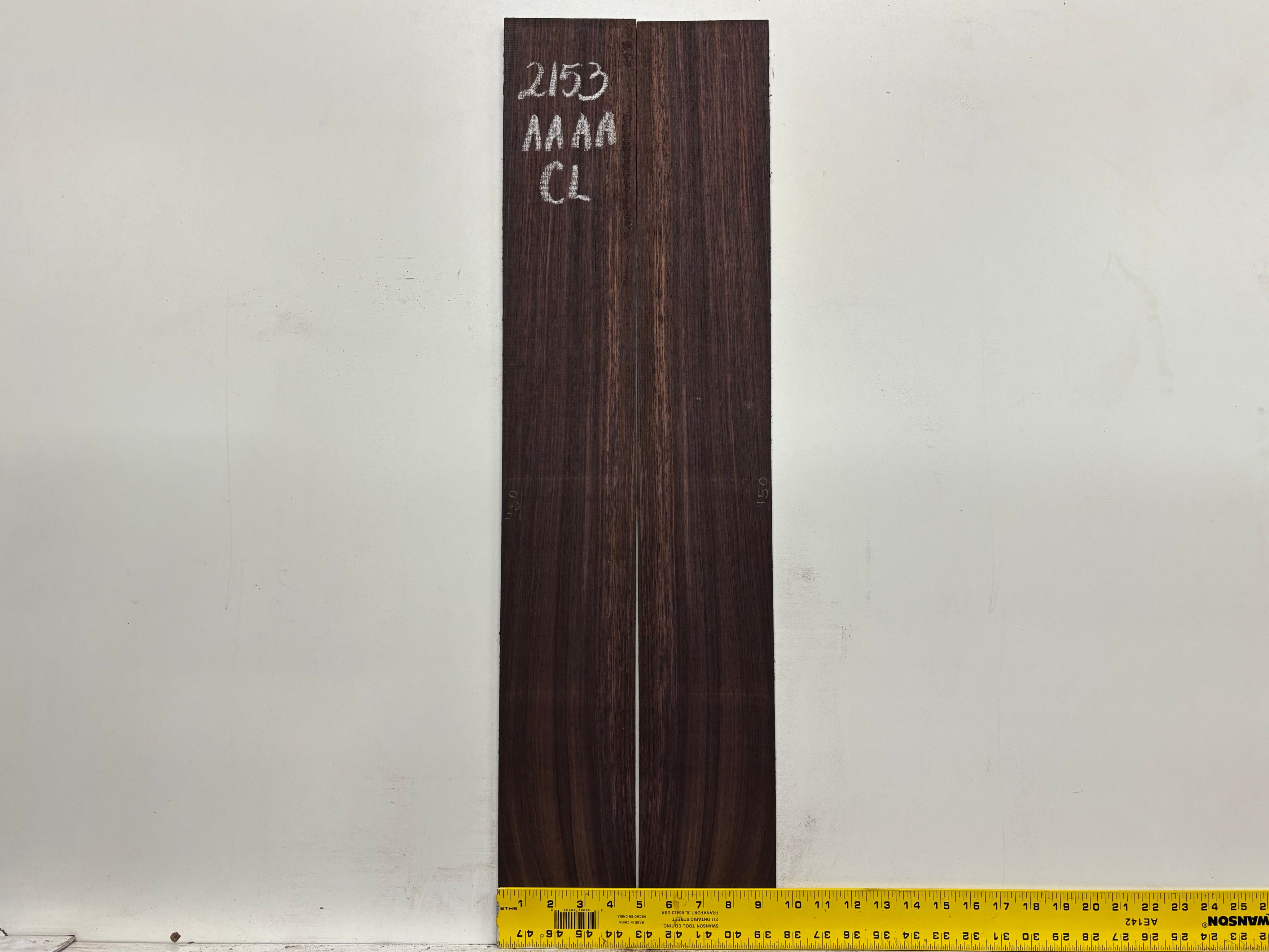 East Indian Rosewood Classical AAAA Grade Guitar Back & Side Set #2153 - Exotic Wood Zone