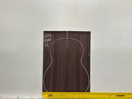 East Indian Rosewood Classical AAAA Grade Guitar Back & Side Set #2154 - Exotic Wood Zone