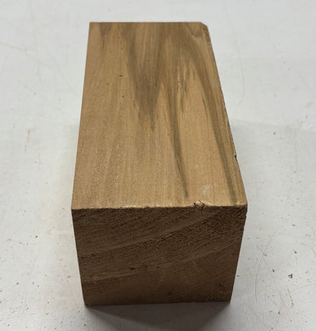 1 Piece, Basswood Pepper Mill Blank 8" x 3-7/8" x 3-7/8" #7917 - Exotic Wood Zone