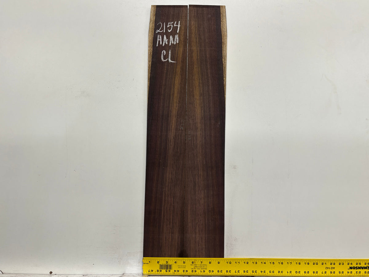 East Indian Rosewood Classical AAAA Grade Guitar Back & Side Set #2154 - Exotic Wood Zone
