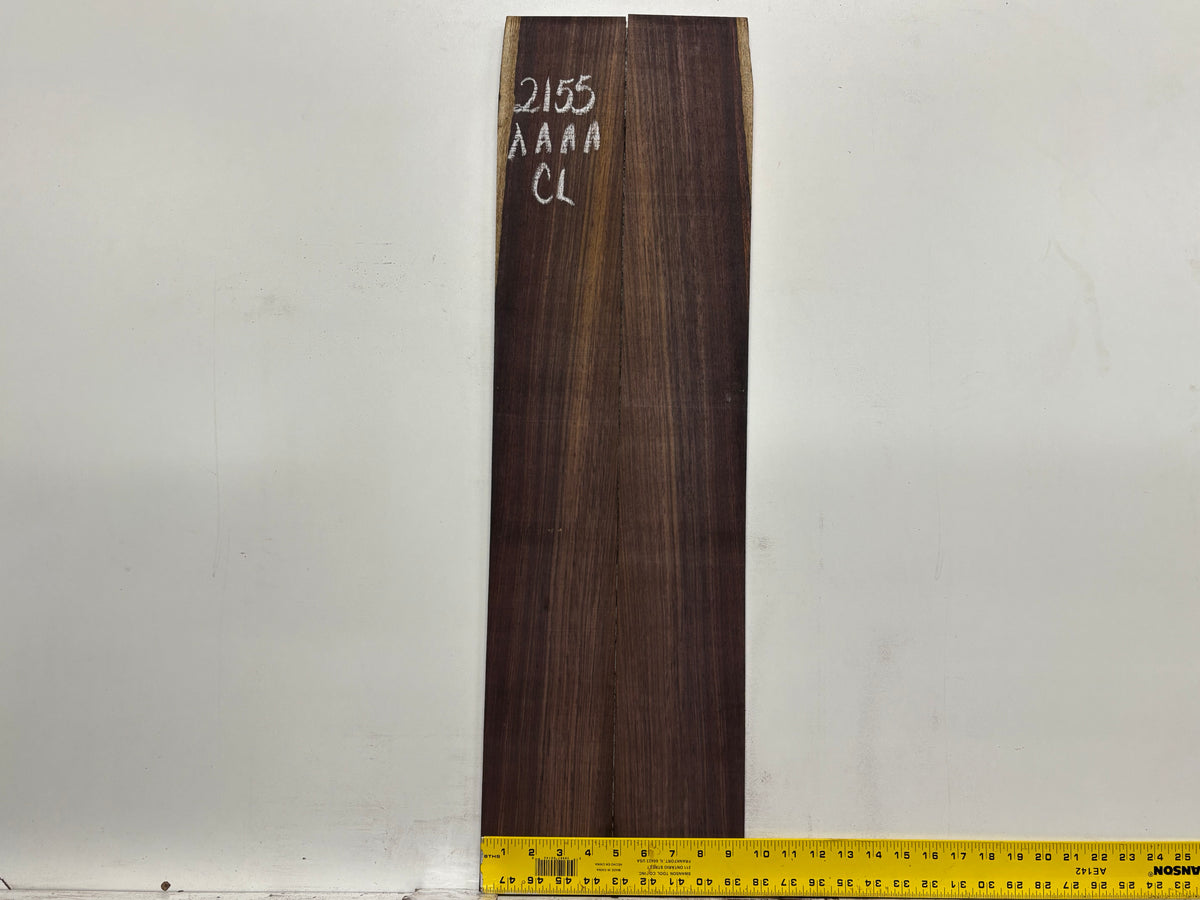 East Indian Rosewood Classical AAAA Grade Guitar Back & Side Set #2155 - Exotic Wood Zone