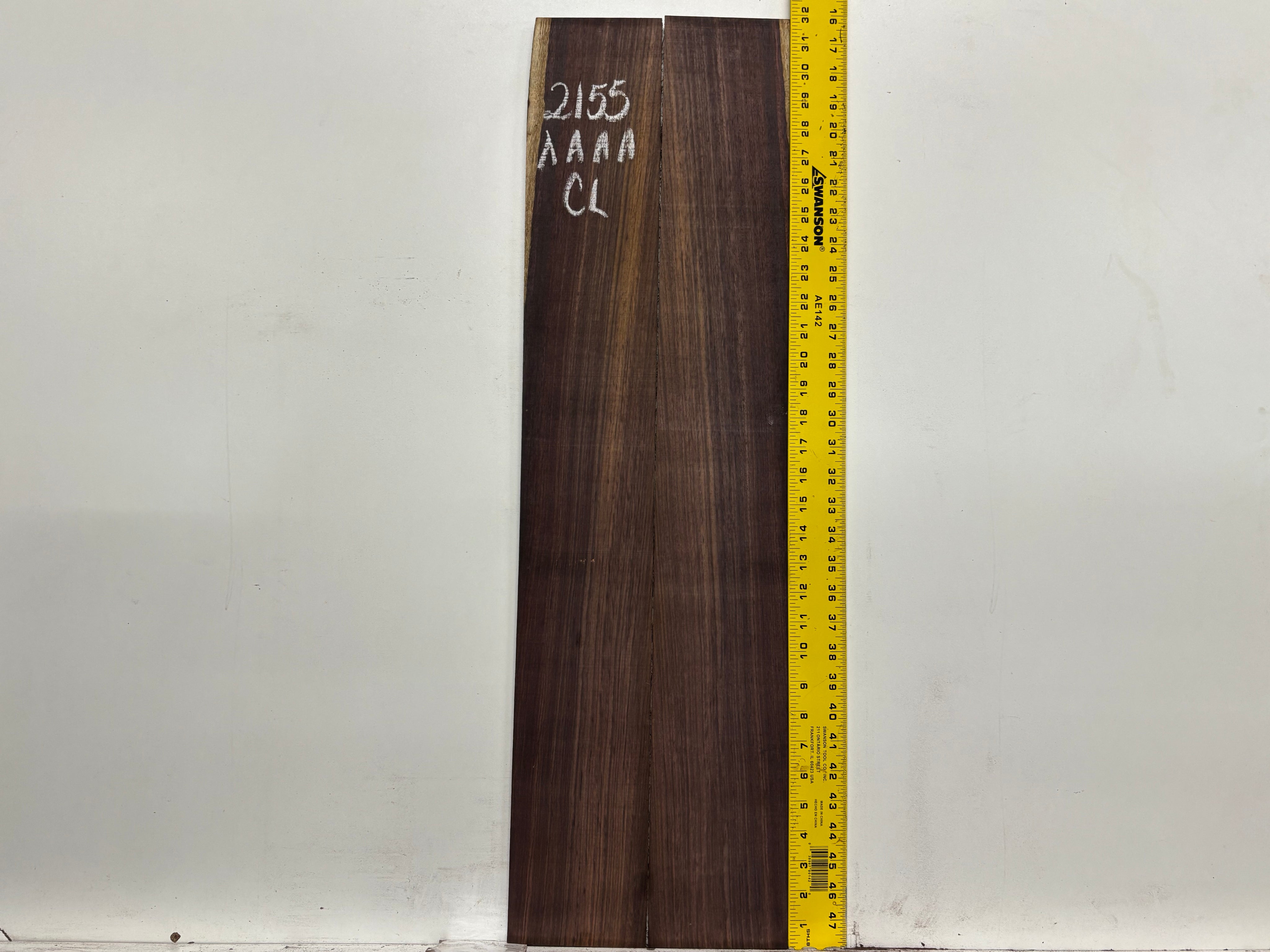 East Indian Rosewood Classical AAAA Grade Guitar Back & Side Set #2155 - Exotic Wood Zone