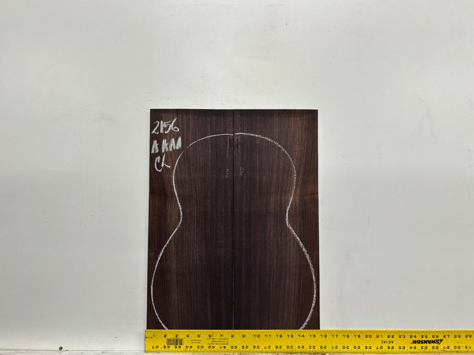 East Indian Rosewood Classical AAAA Grade Guitar Back & Side Set #2156 - Exotic Wood Zone