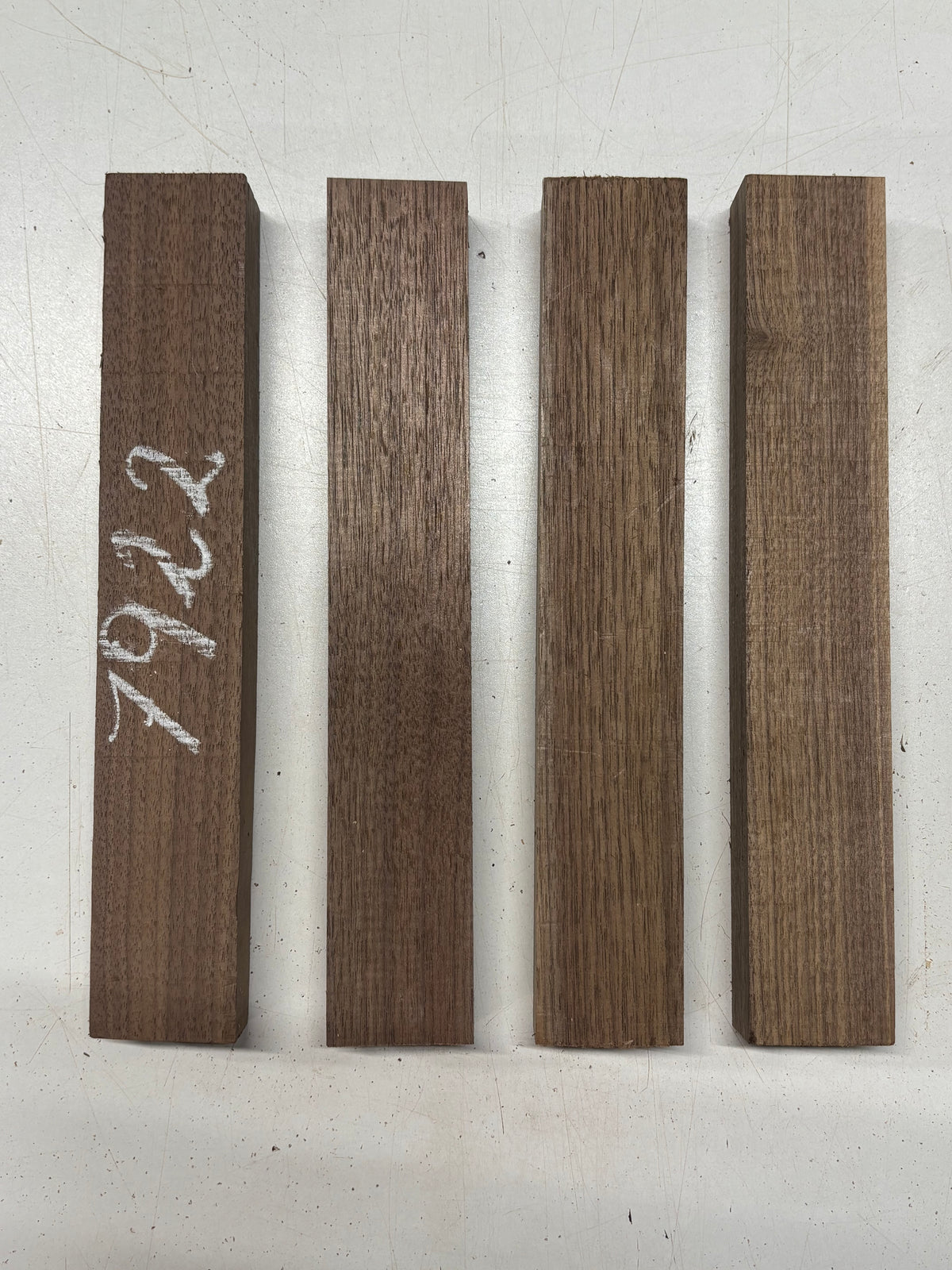 4 Pack, Black Walnut Thin Stock Lumber 12" x 1-7/8" 1-1/4" #7922 - Exotic Wood Zone