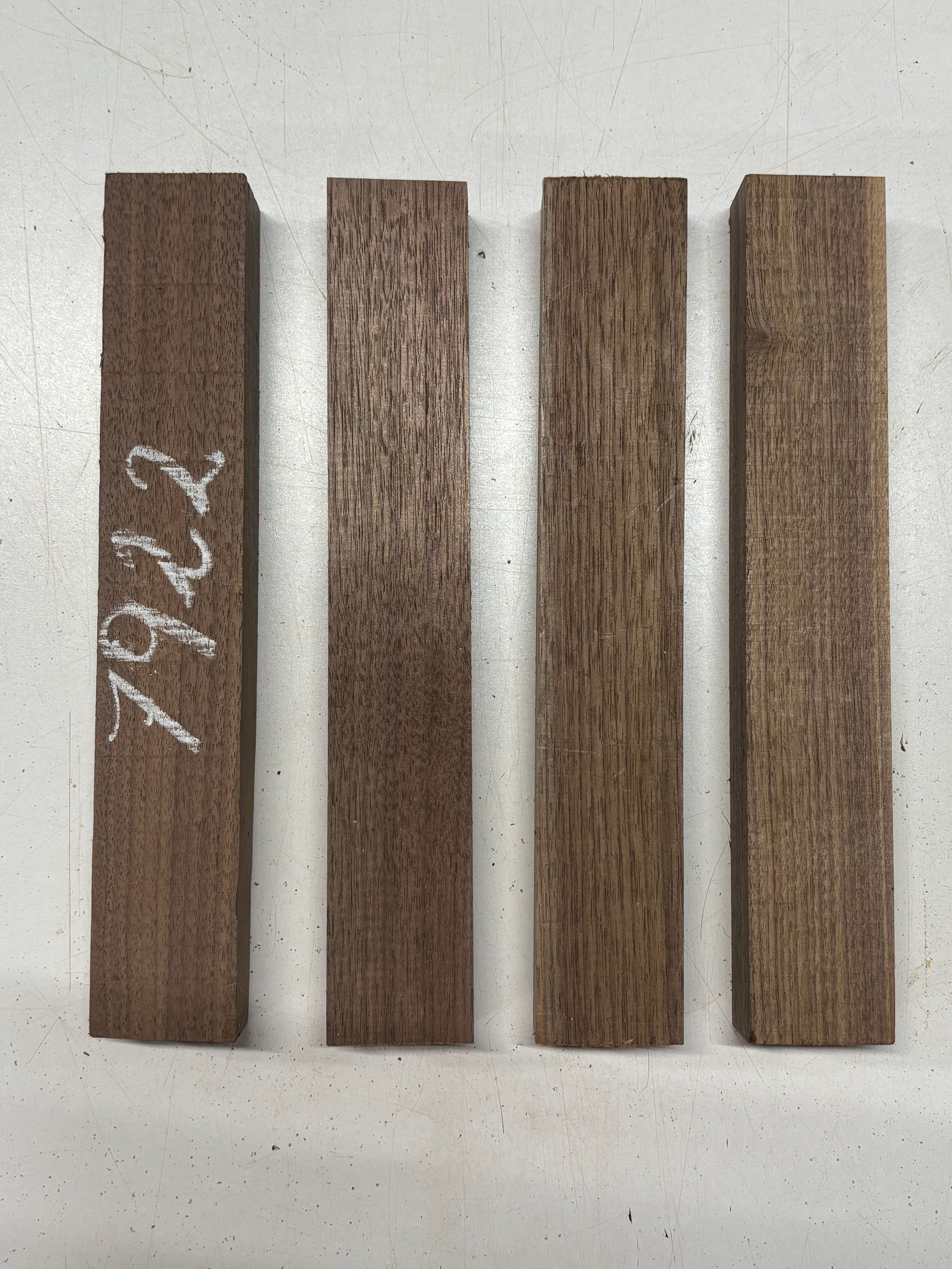 4 Pack, Black Walnut Thin Stock Lumber 12" x 1-7/8" 1-1/4" #7922 - Exotic Wood Zone
