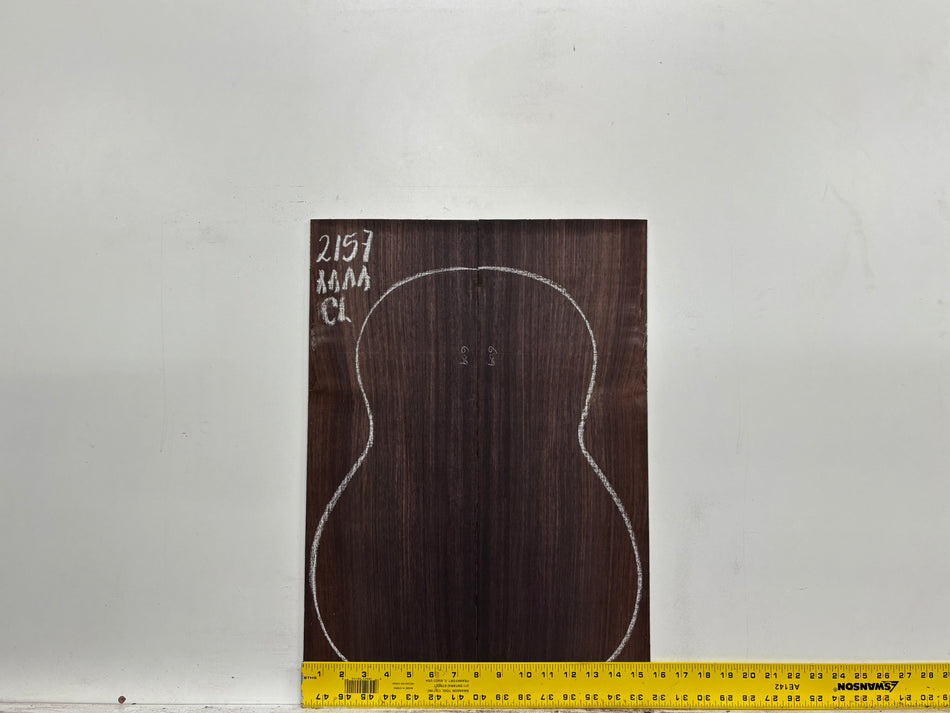 East Indian Rosewood Classical AAAA Grade Guitar Back & Side Set #2157 - Exotic Wood Zone