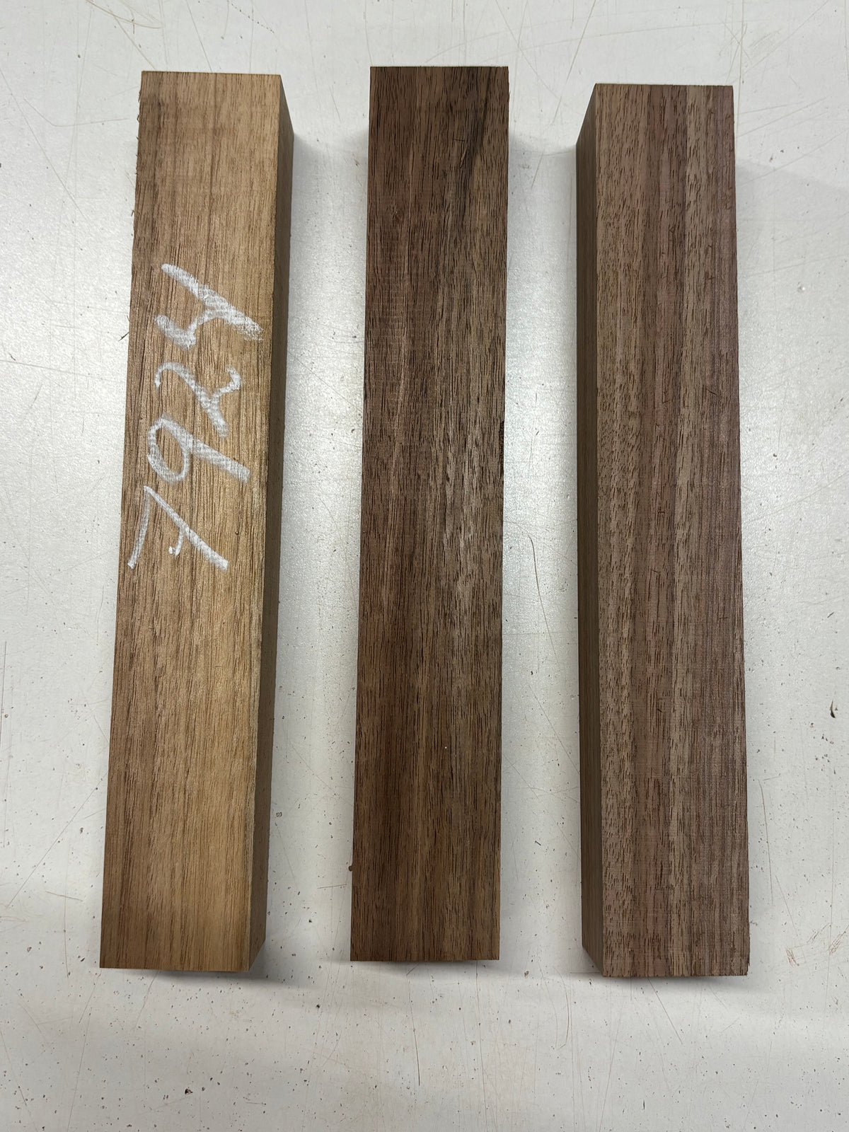 3 Pack Black Walnut Turning Wood Blanks 12" x 1-7/8" x 1-7/8" #7924 - Exotic Wood Zone