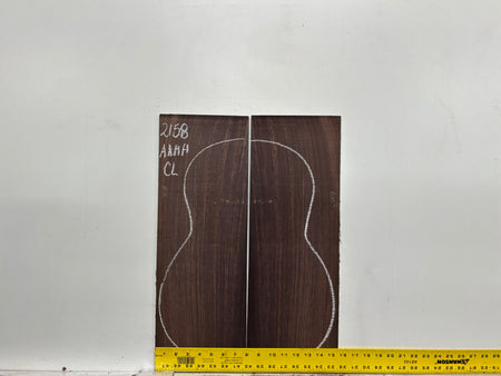 East Indian Rosewood Classical AAAA Grade Guitar Back & Side Set #2158 - Exotic Wood Zone