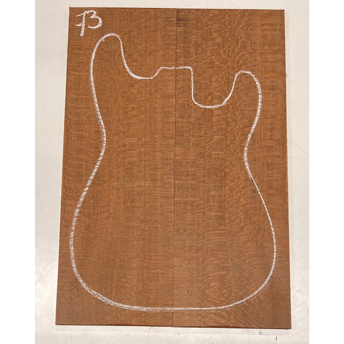 Leopardwood Bookmatched Guitar Drop Tops 21" x 7-1/4" x 1/4" #73 - Exotic Wood Zone - Buy online Across USA 