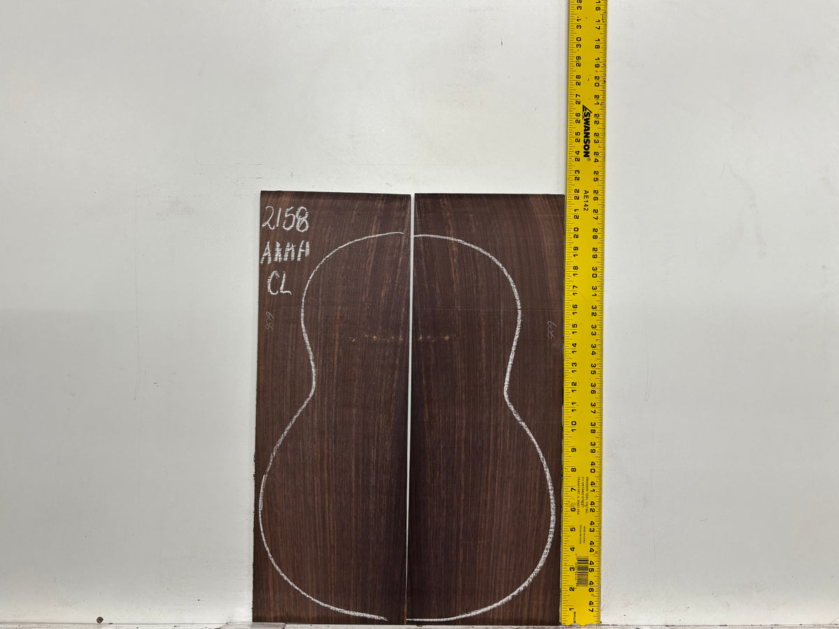 East Indian Rosewood Classical AAAA Grade Guitar Back & Side Set #2158 - Exotic Wood Zone