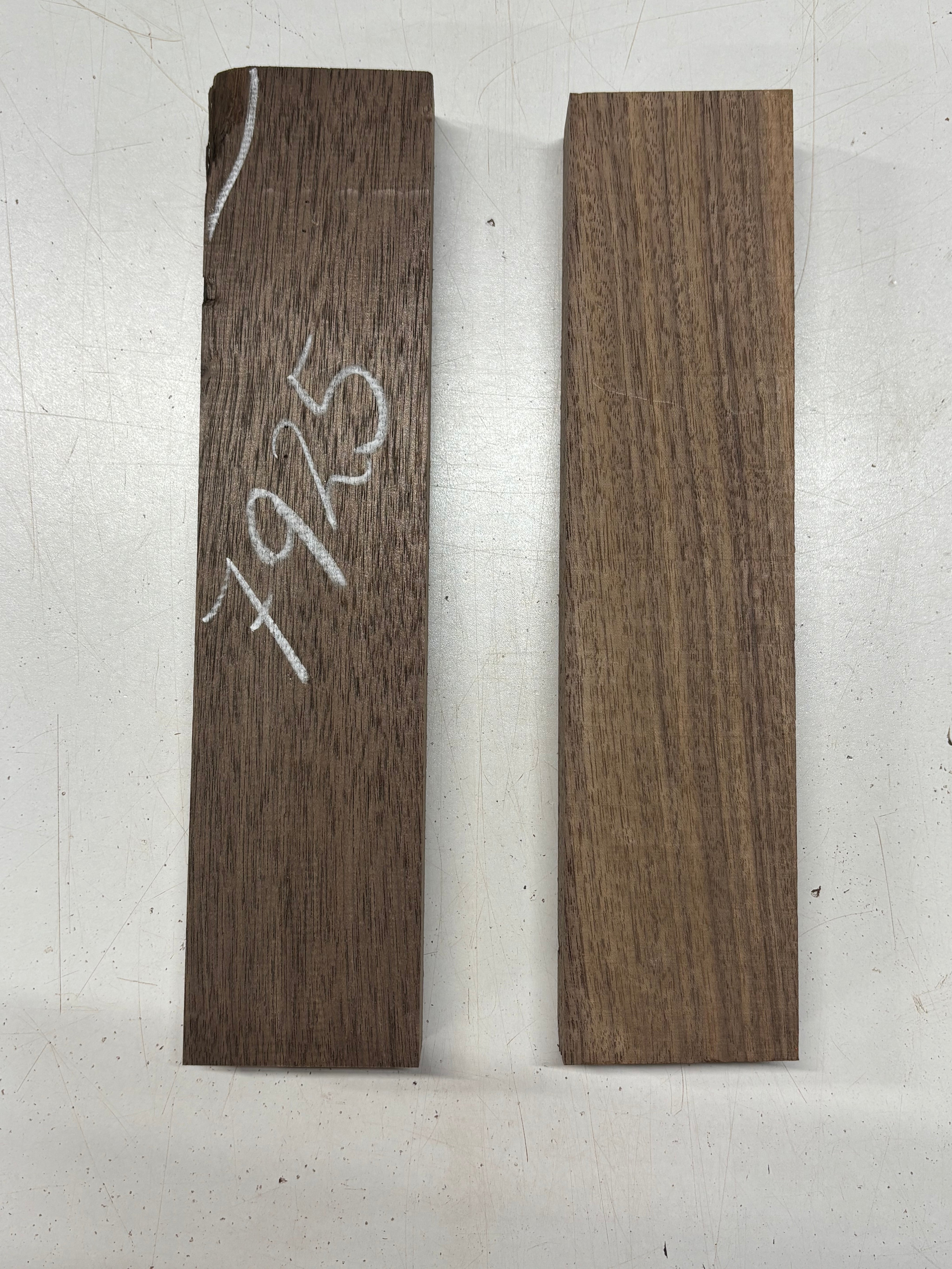 2 Pack Black Walnut Thin Stock Lumber 12" x 3" x 1-1/4" #7925 - Exotic Wood Zone