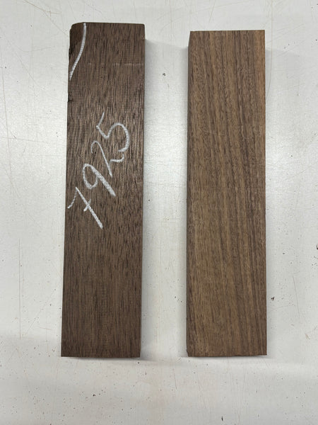2 Pack Black Walnut Thin Stock Lumber 12" x 3" x 1-1/4" #7925 - Exotic Wood Zone