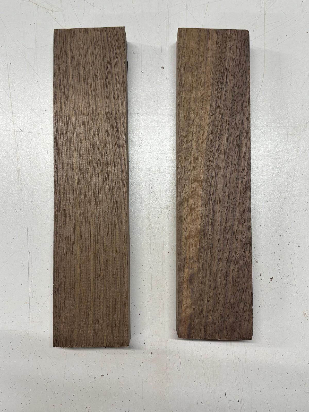 2 Pack Black Walnut Thin Stock Lumber 12" x 3" x 1-1/4" #7925 - Exotic Wood Zone