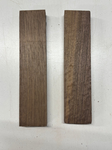 2 Pack Black Walnut Thin Stock Lumber 12" x 3" x 1-1/4" #7925 - Exotic Wood Zone