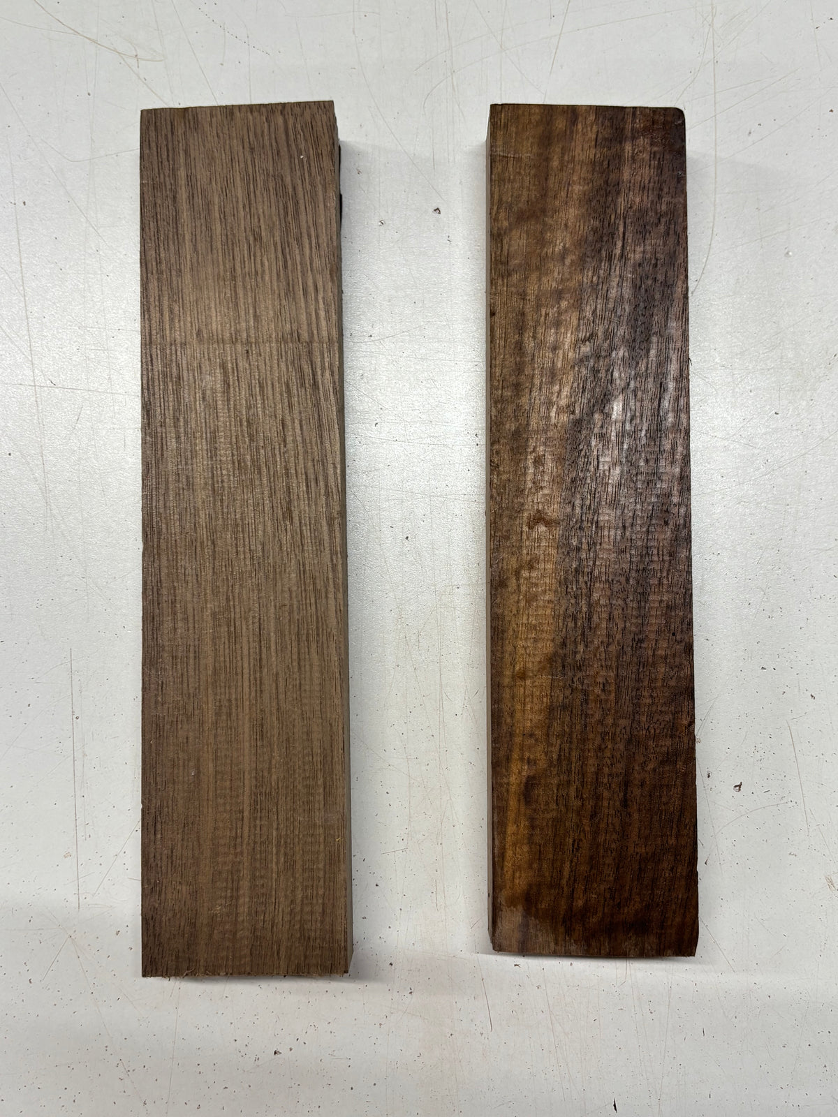 2 Pack Black Walnut Thin Stock Lumber 12" x 3" x 1-1/4" #7925 - Exotic Wood Zone
