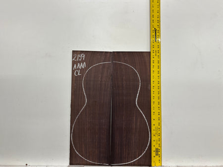 East Indian Rosewood Classical AAAA Grade Guitar Back & Side Set #2159 - Exotic Wood Zone