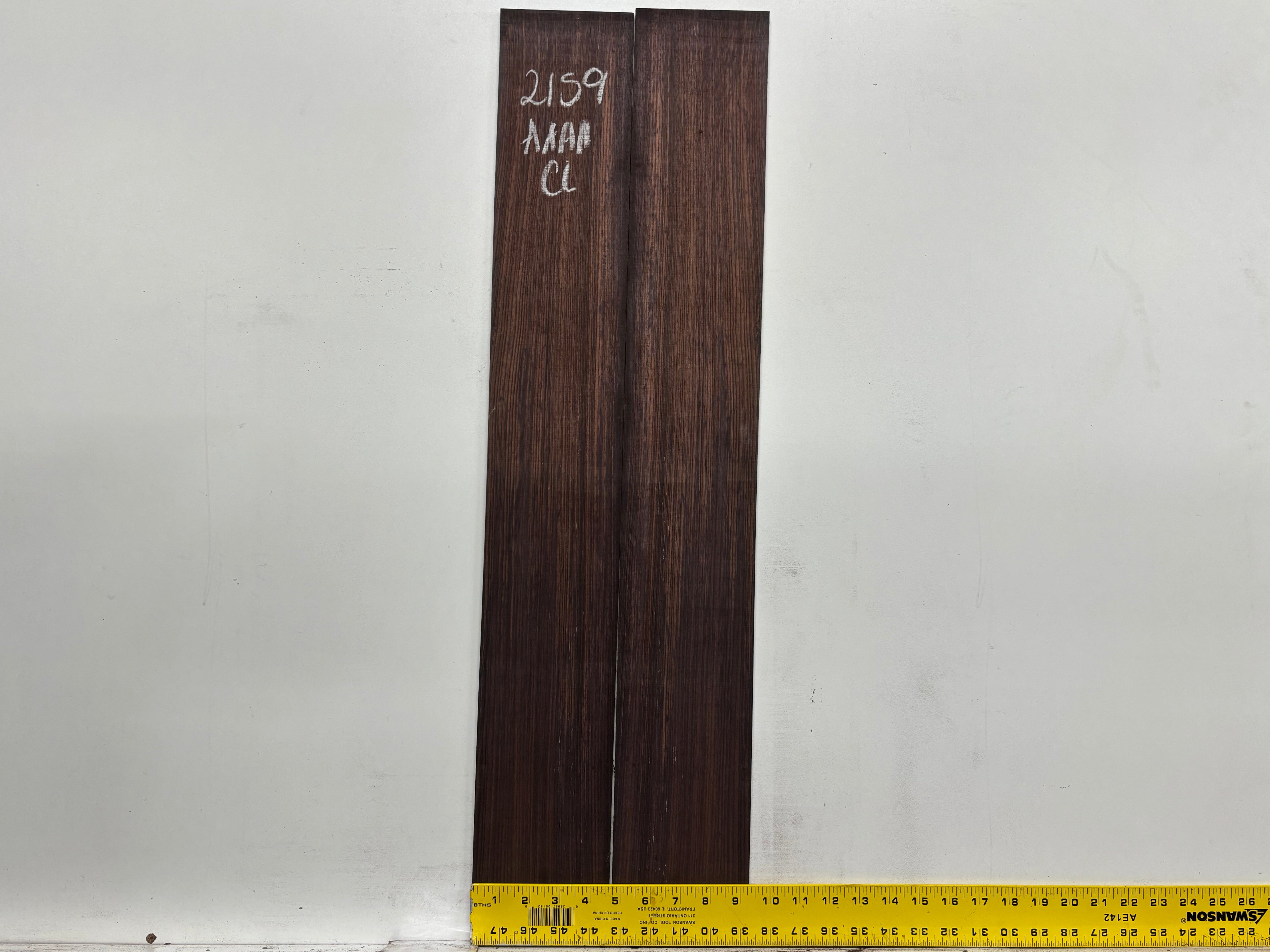 East Indian Rosewood Classical AAAA Grade Guitar Back & Side Set #2159 - Exotic Wood Zone