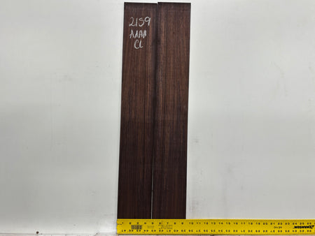 East Indian Rosewood Classical AAAA Grade Guitar Back & Side Set #2159 - Exotic Wood Zone