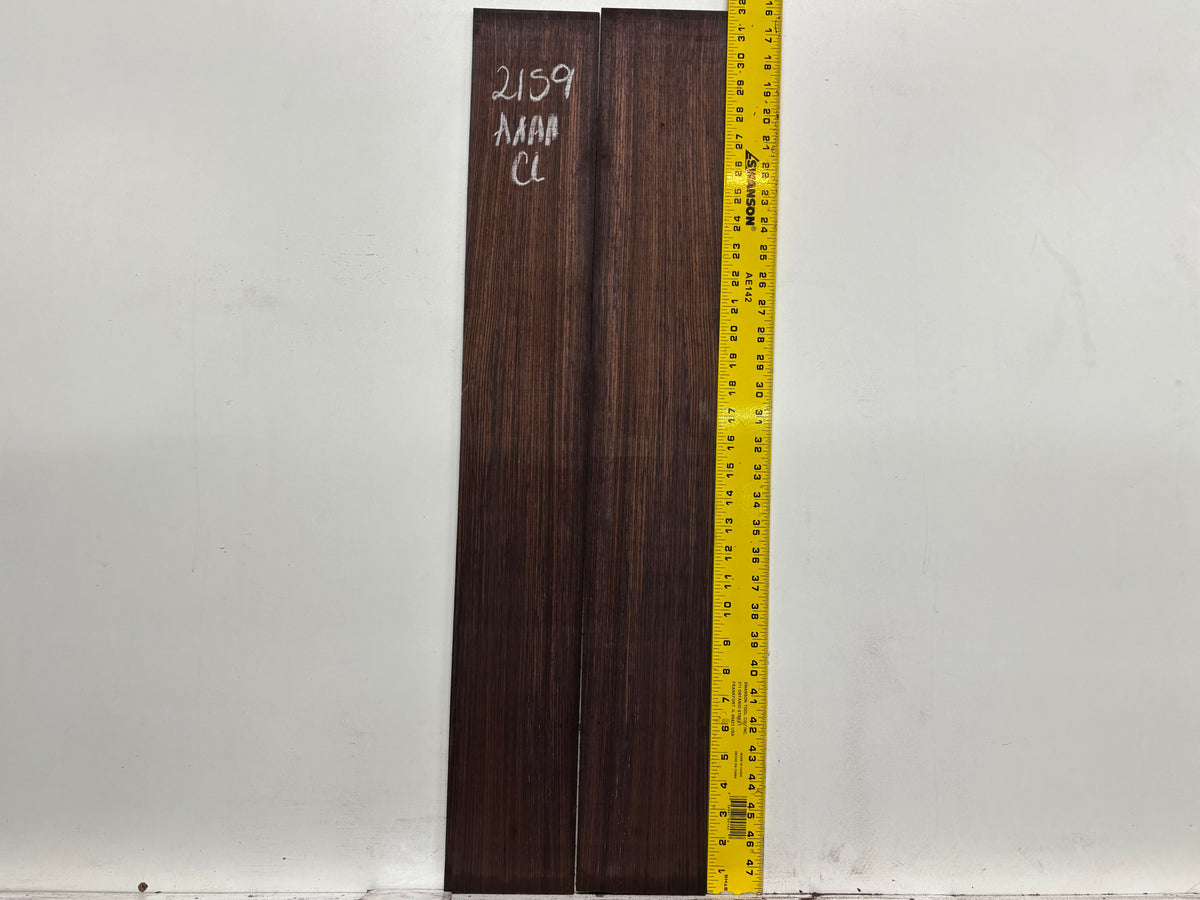 East Indian Rosewood Classical AAAA Grade Guitar Back & Side Set #2159 - Exotic Wood Zone