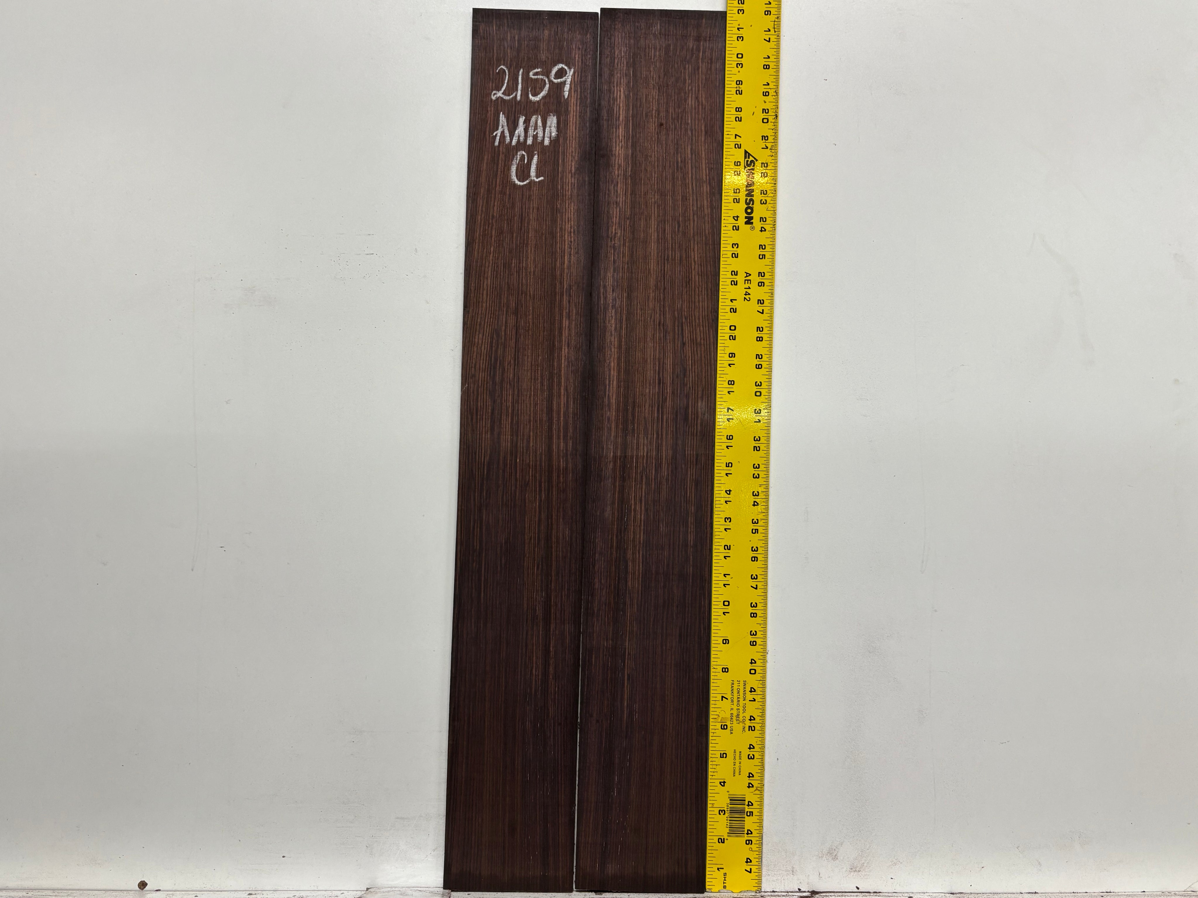 East Indian Rosewood Classical AAAA Grade Guitar Back & Side Set #2159 - Exotic Wood Zone