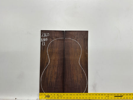 East Indian Rosewood Classical AAAA Grade Guitar Back & Side Set #2160 - Exotic Wood Zone