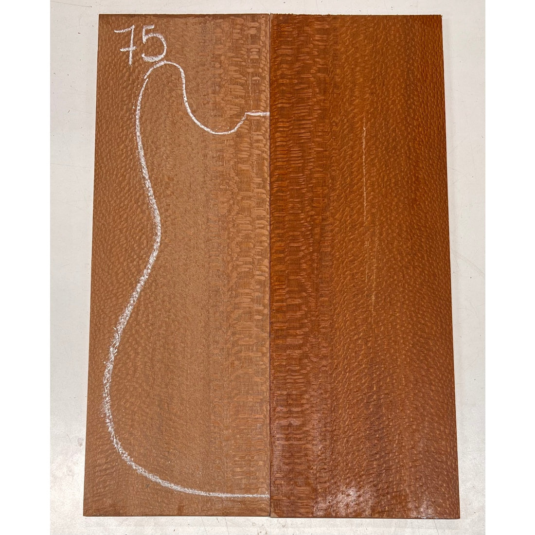 Leopardwood Bookmatched Guitar Drop Tops 21" x 7-1/4" x 1/4" #75 - Exotic Wood Zone - Buy online Across USA 