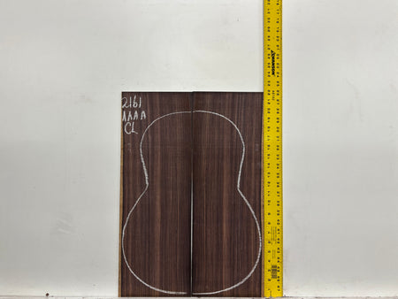 East Indian Rosewood Classical AAAA Grade Guitar Back & Side Set #2161 - Exotic Wood Zone