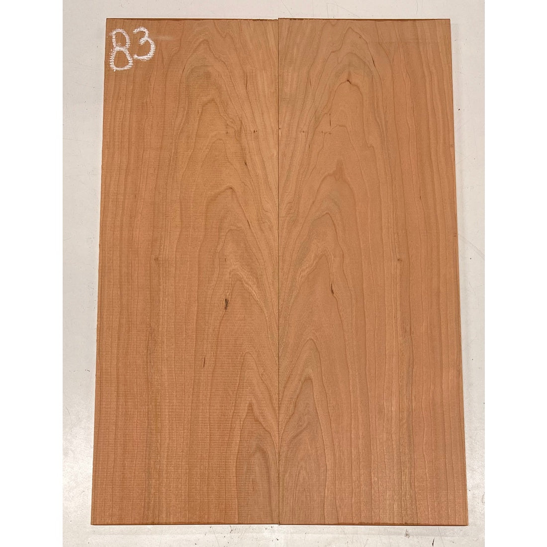 Cherry Bookmatched Guitar Drop Tops 21" x 7-1/4" x 1/4" #83 - Exotic Wood Zone - Buy online Across USA 