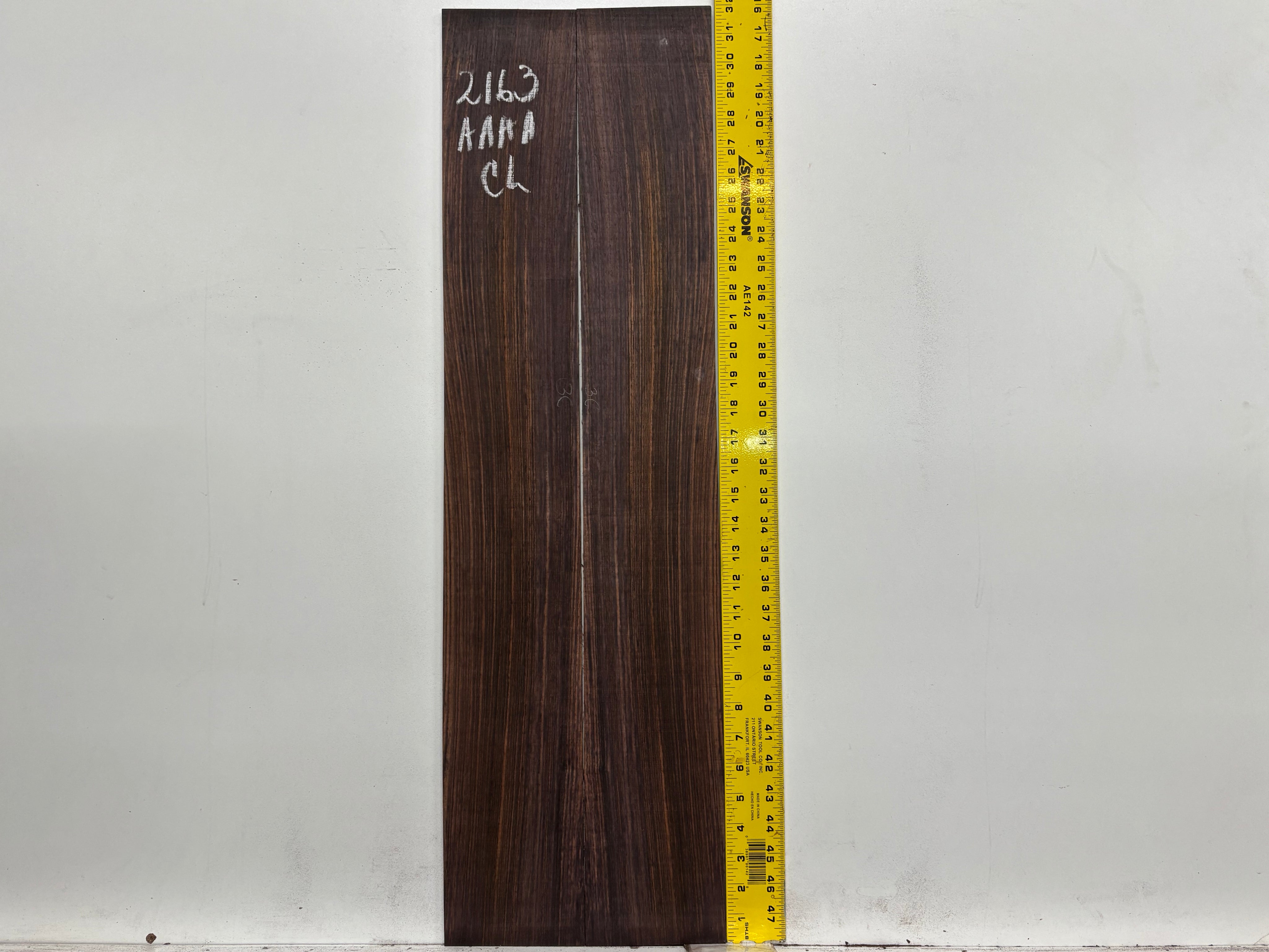 East Indian Rosewood Classical AAAA Grade Guitar Back & Side Set #2163 - Exotic Wood Zone