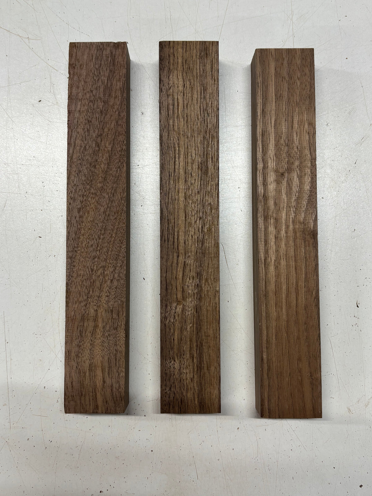 3 Pack, Black Walnut Thin Stock Lumber 12" x 1-7/8" x 1-1/4" #7936 - Exotic Wood Zone