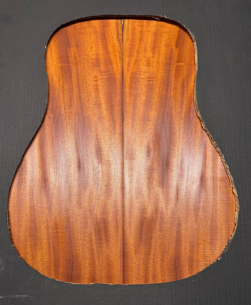 Rare Striped Flame Honduran Mahogany Dreadnought Guitar Back & Side Set #10