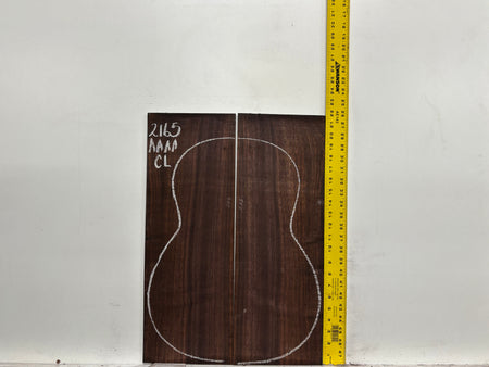 East Indian Rosewood Classical AAAA Grade Guitar Back & Side Set #2165 - Exotic Wood Zone