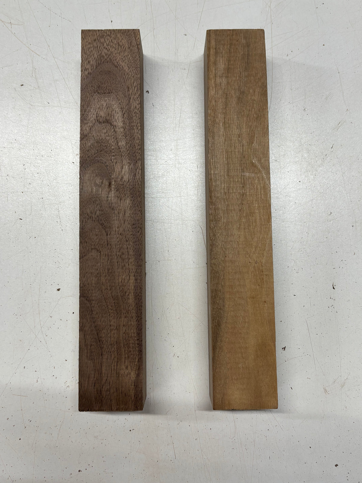 2 Pack, Black Walnut Turning Wood Blanks 12" x 2" x 1-7/8" #7937 - Exotic Wood Zone