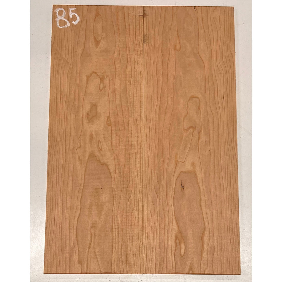 Cherry Bookmatched Guitar Drop Tops 21" x 7-1/4" x 1/4" #85 - Exotic Wood Zone - Buy online Across USA 