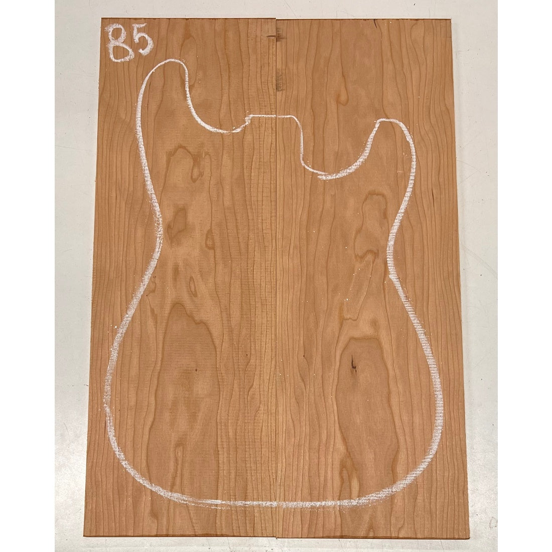 Cherry Bookmatched Guitar Drop Tops 21" x 7-1/4" x 1/4" #85 - Exotic Wood Zone - Buy online Across USA 