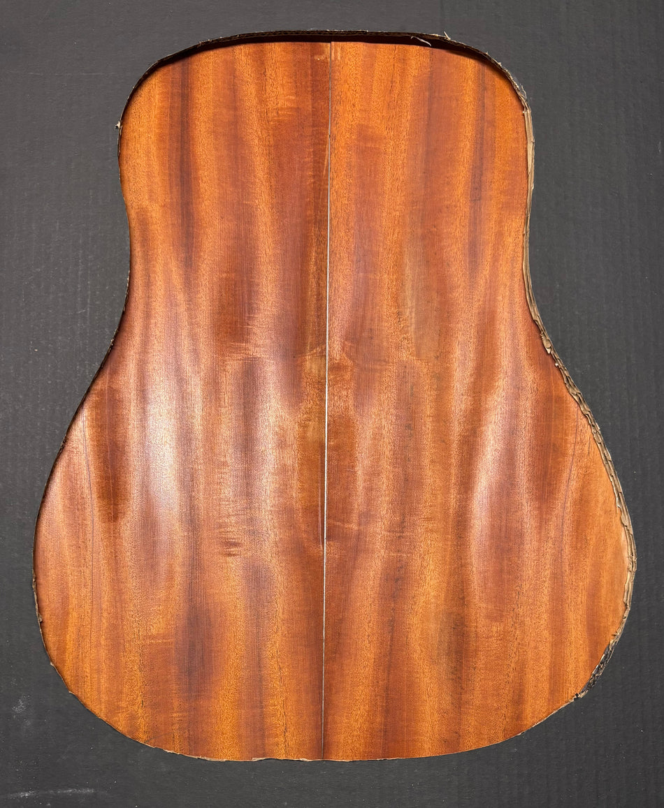 Rare Striped Flame Honduran Mahogany Dreadnought Guitar Back & Side Set #11 Exotic Wood Zone 