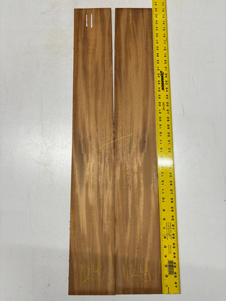 Rare Striped Flame Honduran Mahogany Dreadnought Guitar Back & Side Set #11 Exotic Wood Zone 