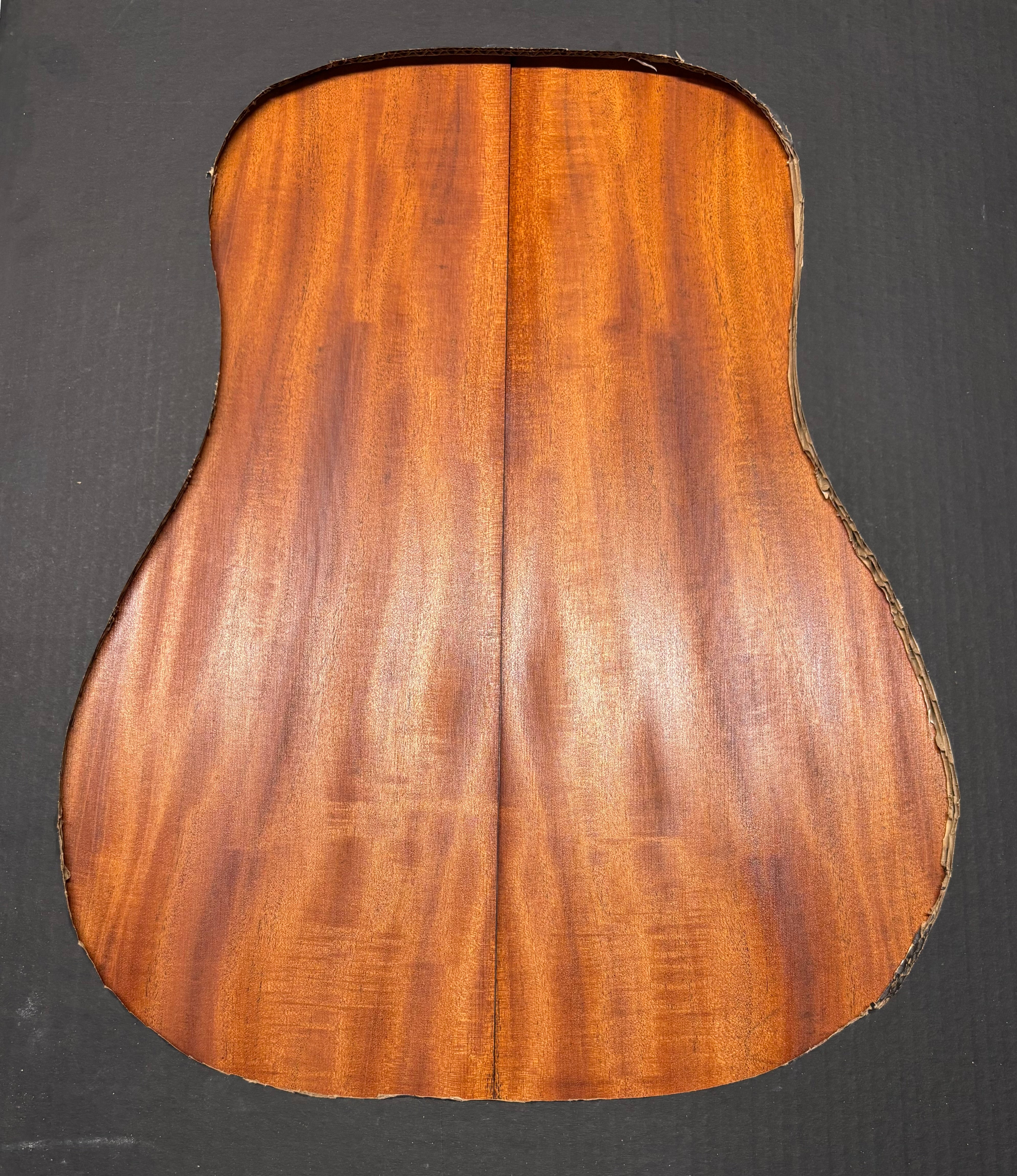 Rare Striped Flame Honduran Mahogany Dreadnought Guitar Back & Side Set #12 Exotic Wood Zone 