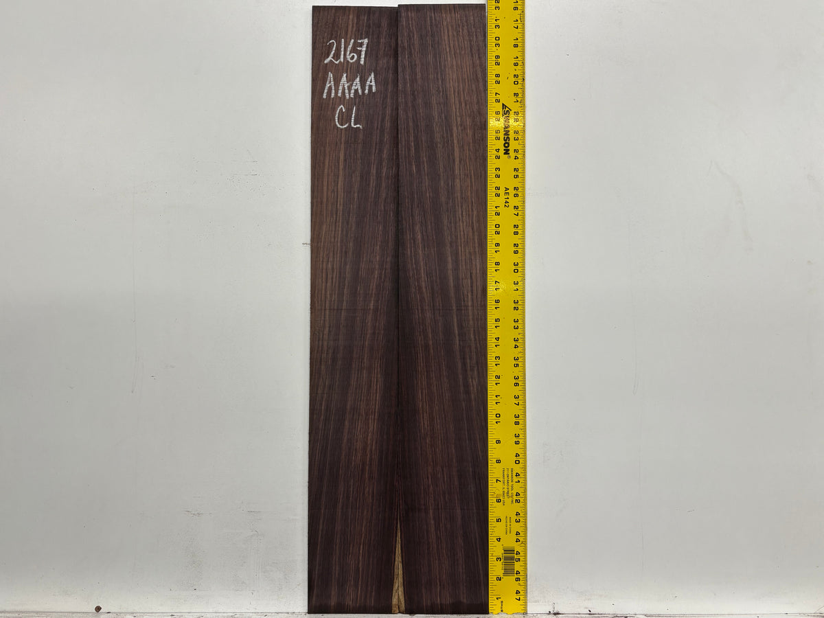 East Indian Rosewood Classical AAAA Grade Guitar Back & Side Set #2167 - Exotic Wood Zone