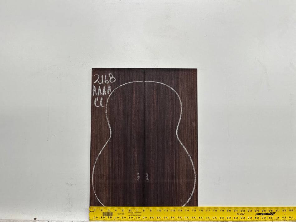 East Indian Rosewood Classical AAAA Grade Guitar Back & Side Set #2168 - Exotic Wood Zone