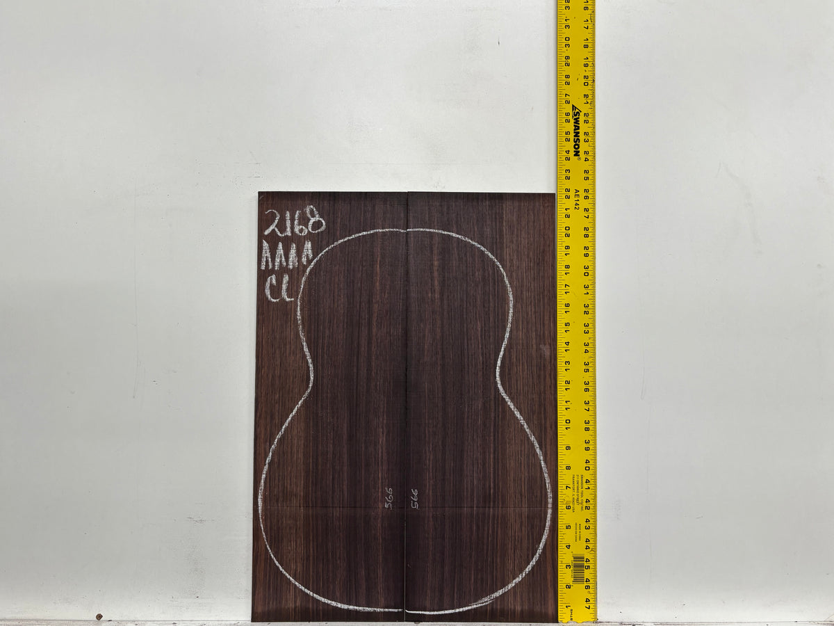 East Indian Rosewood Classical AAAA Grade Guitar Back & Side Set #2168 - Exotic Wood Zone