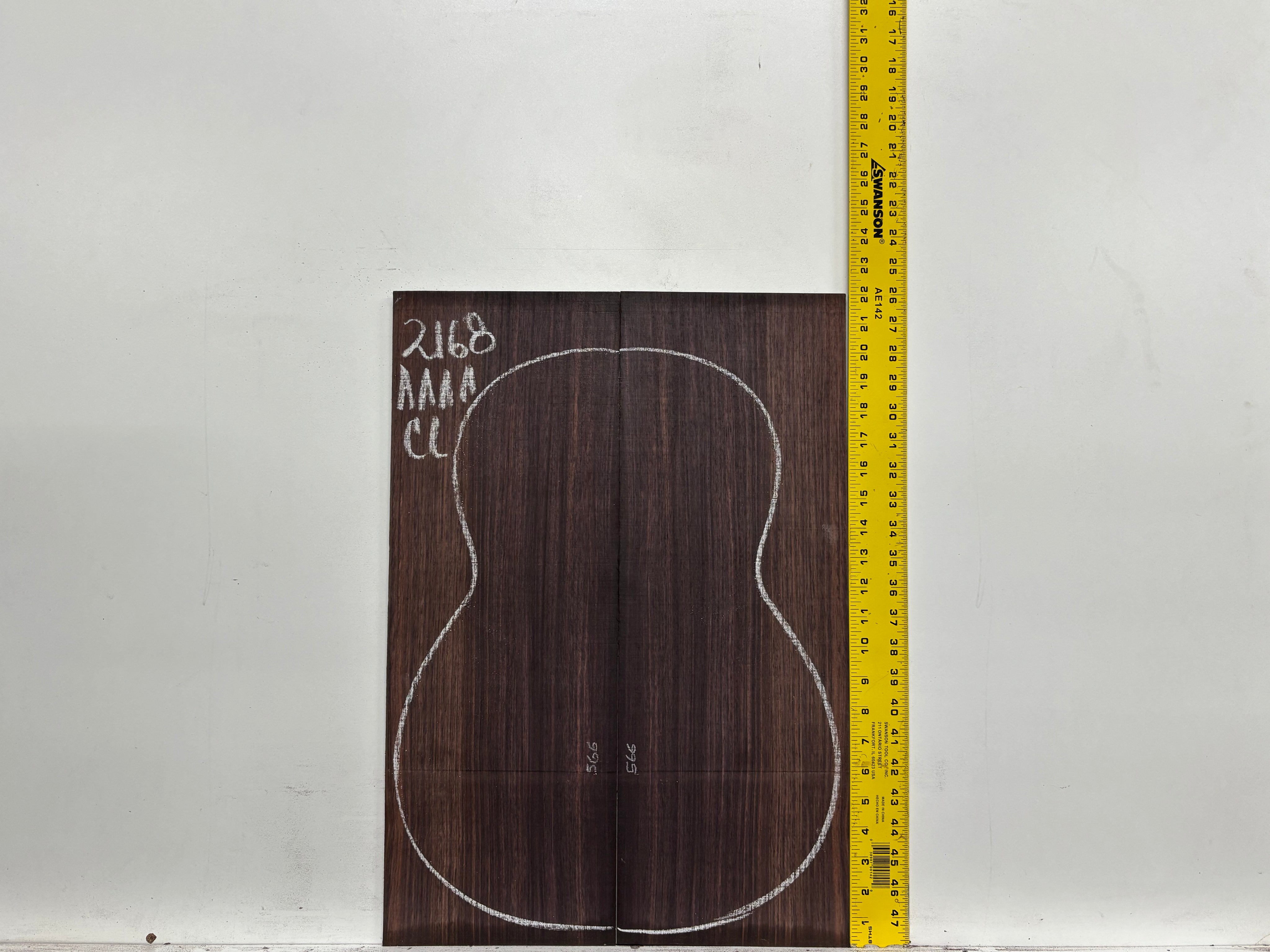 East Indian Rosewood Classical AAAA Grade Guitar Back & Side Set #2168 - Exotic Wood Zone